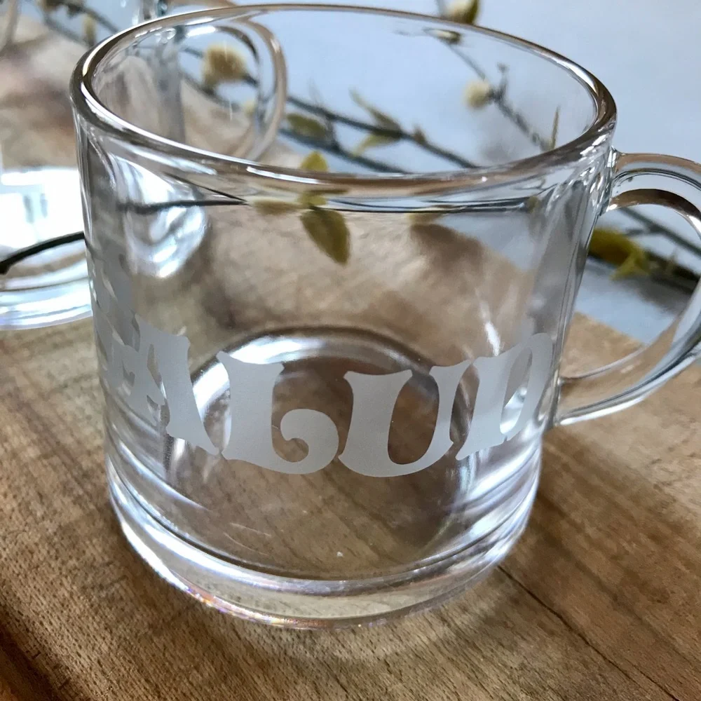 4 Coffee Glass Cups by Garrick